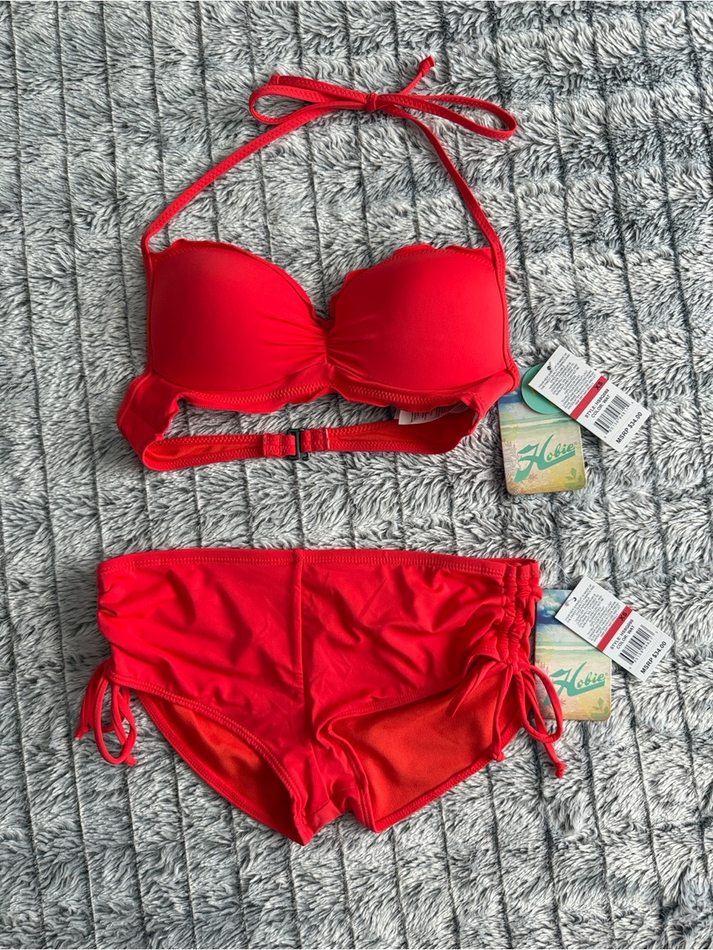 Hobie Red Women's Bikini Set